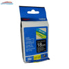 TZE345 WHITE/BLACK TAPE (18MM) / RUBAN BLANC/NOIR (18MM) Brother