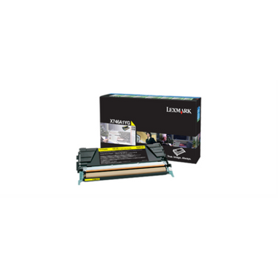 Lexmark X746,748 Yellow Return Program 7K Toner Cartridge Lexmark