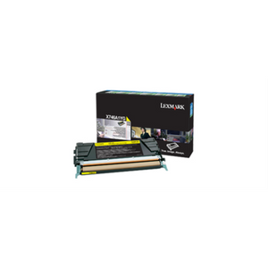 Lexmark X746,748 Yellow Return Program 7K Toner Cartridge Lexmark