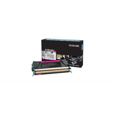 Lexmark X748 Magenta Return Program 10K Toner Cartridge Lexmark