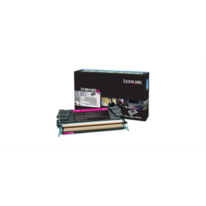 Lexmark X748 Magenta Return Program 10K Toner Cartridge Lexmark