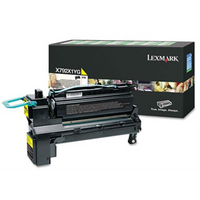 Lexmark X792 Yellow Return Programme 20K Print Cartridge Part no.: X792X1YG Lexmark