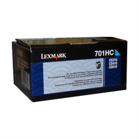 Lexmark CS310, CS/CX410, 510 Cyan Return Programme 3K Toner Cartridge Part no.: 70C1HC0 Lexmark