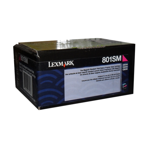 Lexmark CX310,410,510 Magenta Return Program 2K Toner Cartridge Lexmark