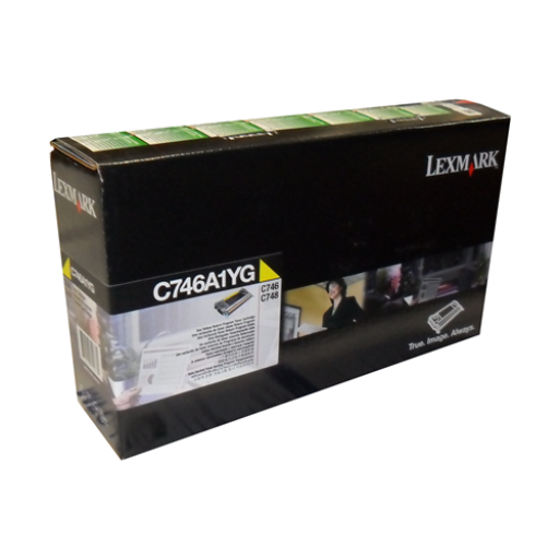 Lexmark C746,748 Yellow Return Program 7K Toner Cartridge Lexmark