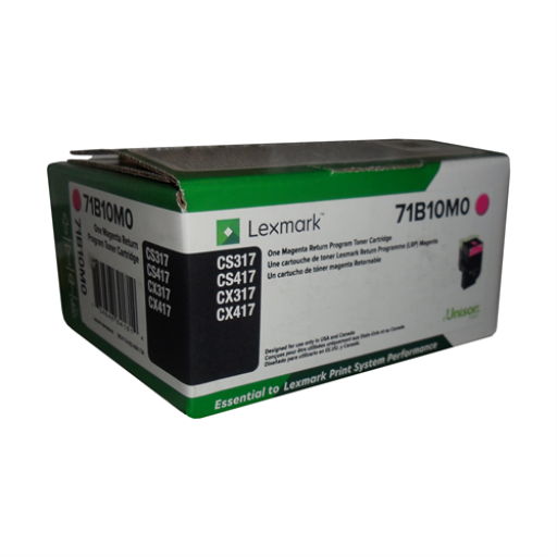 71B10M0 Lexmark CS/CX317,417,517 Magenta Return Program 2.3K Toner Cartridge Lexmark