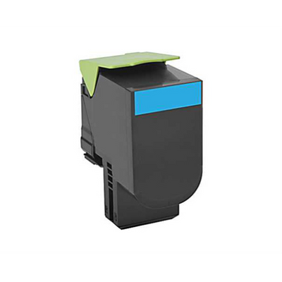 Lexmark CX310, 410, 510 Cyan 2K Toner Cartridge Part no.: 80C0S20 Lexmark