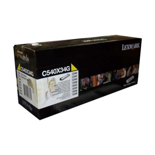 Lexmark C54x,X54x Yellow 30K Developer Lexmark