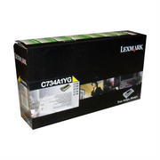 Lexmark C/X734,746,X738 Yellow Return Program 6K Toner Cartridge Lexmark