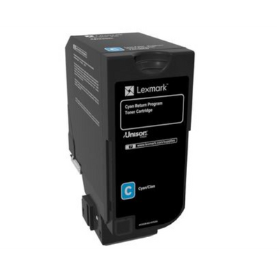 Lexmark CS720,CS/CX725 Cyan Return Program 3K Toner Cartridge Lexmark