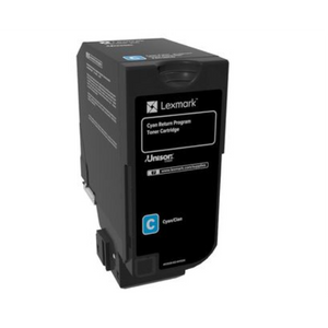 Lexmark CS720,CS/CX725 Cyan Return Program 3K Toner Cartridge Lexmark