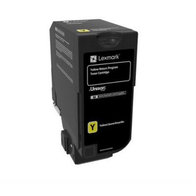 Lexmark74C10Y0  CS720,CS/CX725 Yellow Return Program 3K Toner Cartridge Lexmark