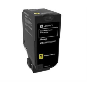 Lexmark74C10Y0  CS720,CS/CX725 Yellow Return Program 3K Toner Cartridge Lexmark