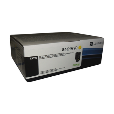 Lexmark CX725 Yellow Return Program 16K Toner Cartridge Lexmark