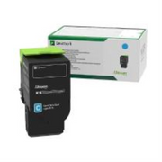 Lexmark CS/CX421, 52x, 62x Cyan Return Programme 5K Toner Cartridge Part no.: 78C1XC0 Lexmark