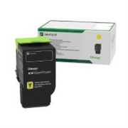 Lexmark CS/CX421, 52x, 62x Yellow Return Programme 5K Toner Cartridge Part no.: 78C1XY0 Lexmark