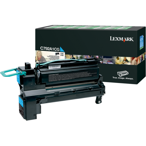 Lexmark C792, X792 Cyan Return Program Print Cartri Lexmark