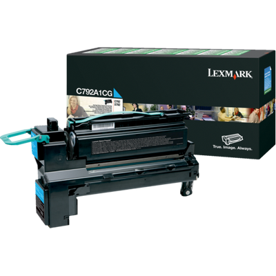 Lexmark C792, X792 Cyan Return Program Print Cartri Lexmark