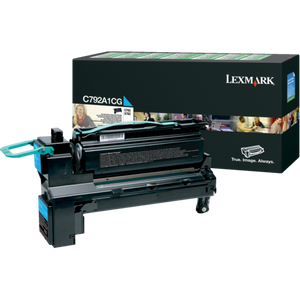 Lexmark C792, X792 Cyan Return Program Print Cartri Lexmark