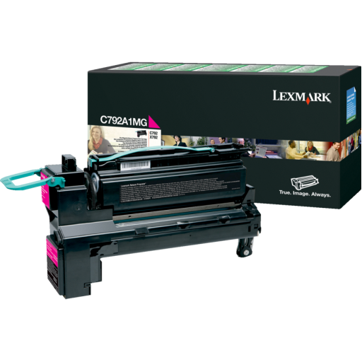 Lexmark C792, X792 Magenta Return Program Print Car Lexmark