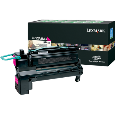 Lexmark C792, X792 Magenta Return Program Print Car Lexmark