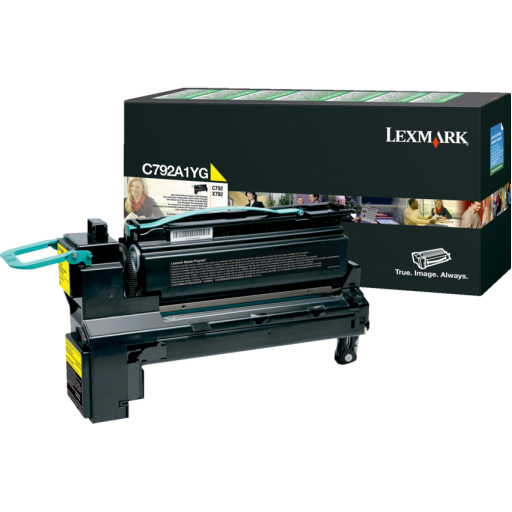 Lexmark C792, X792 Yellow Return Program Print Cart Lexmark