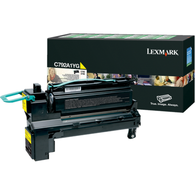 Lexmark C792, X792 Yellow Return Program Print Cart Lexmark