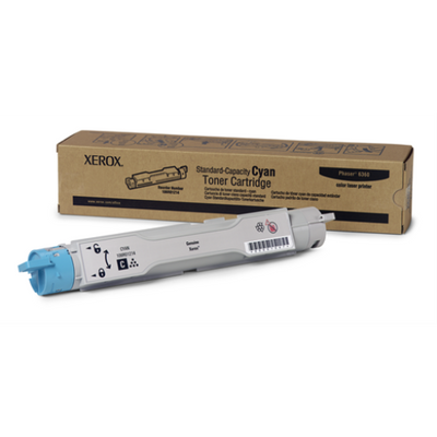 106R01214 Cyan Standard Capacity Toner Cartridge, Phaser 6360 Xerox