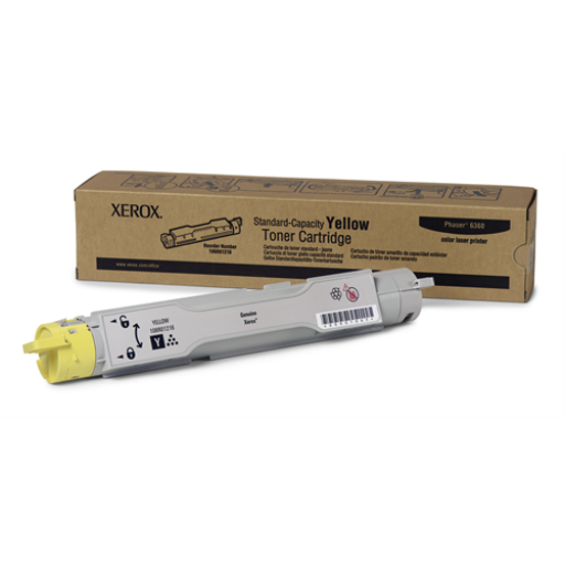 106R01216 Yellow Standard Capacity Toner Cartridge, Phaser 6360 Xerox