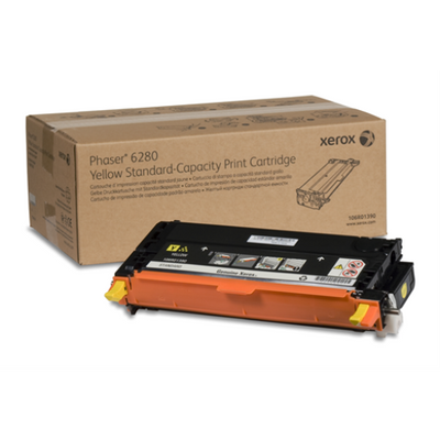 106R01390 Yellow Standard Capacity Print Cartridge, Phaser 6280 Xerox
