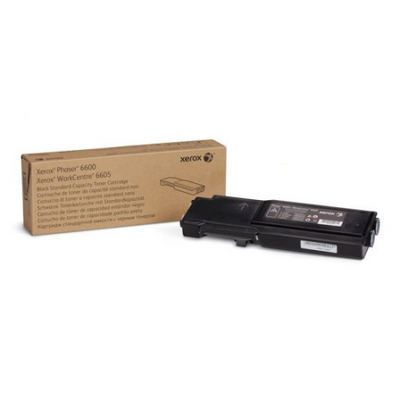 106R02244 Phaser 6600/WorkCentre 6605, Std Capacity Black Toner Cartridge Xerox
