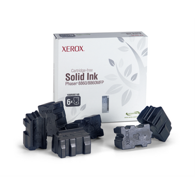 108R00749 Genuine Xerox Solid Ink Black, Phaser 8860/8860MFP (6 Sticks) Xerox