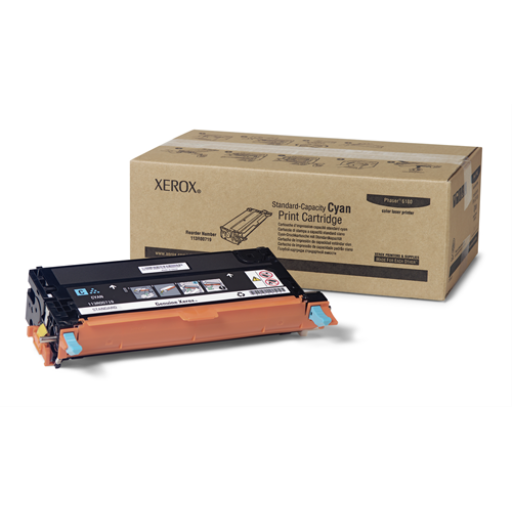 XEROX CYAN STANDARD CAPACITY PRINT CARTRIDGE PHASER 6180 Xerox