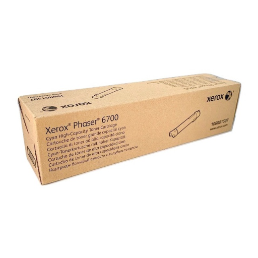 106R01507 Cyan High Capacity Toner Cartridge, Phaser 6700 Xerox