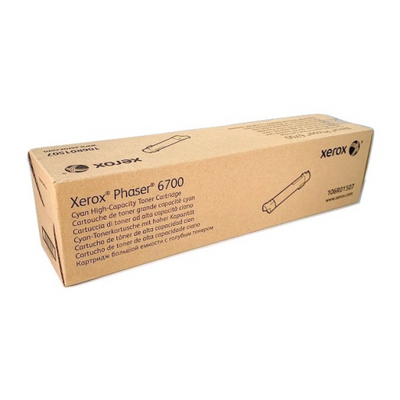 106R01507 Cyan High Capacity Toner Cartridge, Phaser 6700 Xerox