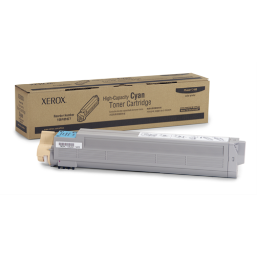 106R01077 Cyan High Capacity Toner Cartridge, Phaser 7400 Xerox