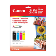 PGI-250 BK/CLI-251 C,M,Y Ink Club Pack Canon