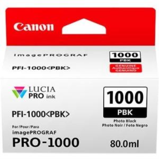 PFI-1000 Photo Black SKU 0546C002 Canon