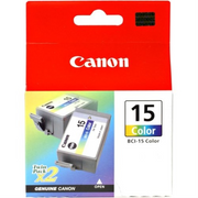 BCI-15 Colour Twin Ink Cartridge SKU 8191A003 Canon