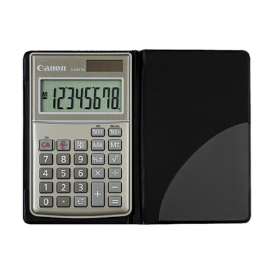 1076B002 Canon LS-63TG Silver 8-digit display Canon