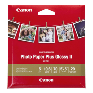 PP-301 5" x 5" Photo Paper Plus Glossy (20 sheets/pkg) Canon