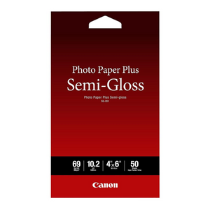 SG-201 4" x 6" Photo Paper Plus Semi-Gloss (50 sheets/pkg) Canon