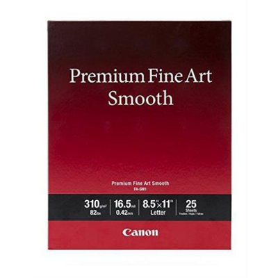 FA-SM1 Premium Fine Art Smooth, 17X22 (25 sheets/pkg) Canon