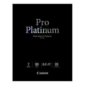 PT-101 8.5" x 11" Photo Paper Pro Platinum (20 sheets/pkg) Canon