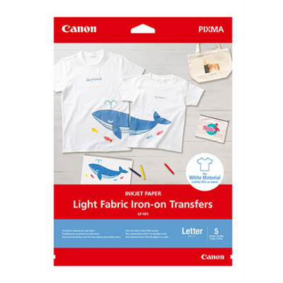 LF-101 LTR T-Shirt Transfer (5 sheets/pkg) Canon