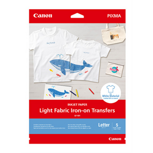 LF-101 LTR T-Shirt Transfer (5 sheets/pkg) Canon