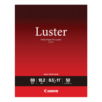 LU-101 8.5" X 11" Photo Paper Pro Luster (50 sheets/pkg) Canon