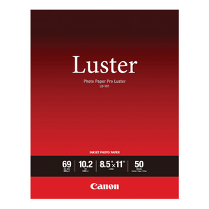 LU-101 8.5" X 11" Photo Paper Pro Luster (50 sheets/pkg) Canon