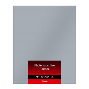 LU-101 17x22 Photo Paper Pro Luster (25 sheets/pkg) Canon