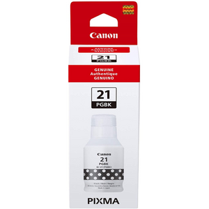 GI-21 Pigment Black Ink Bottle SKU 4526C001 Canon